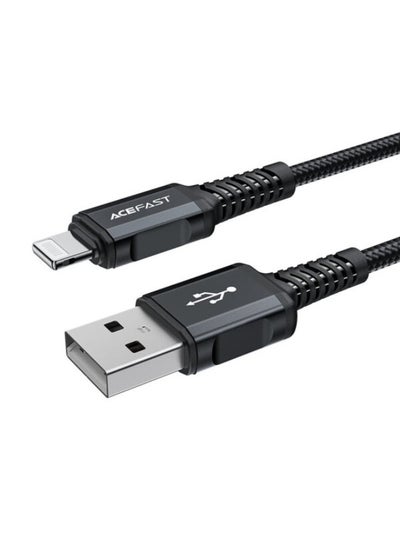 Buy ACEFAST C4-02 USB-A to Lightning 1.8m Charging Cable -Black in Egypt