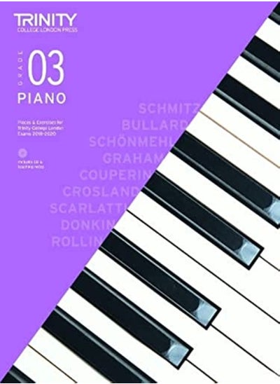 اشتري Trinity College London Piano Exam Pieces & Exercises 2018-2020. Grade 3 (with CD) في الامارات