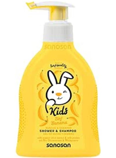 Buy Sanosan Kids Shmpoo & Shower Banana (SLS Free) | 200 ML in Egypt