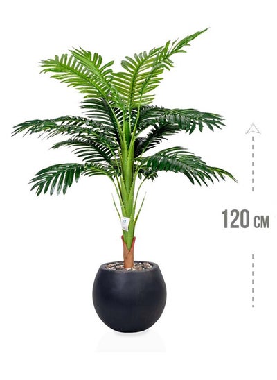 Buy Artificial Tree Simulating Natural Trees Fiber Container 120cm in Saudi Arabia