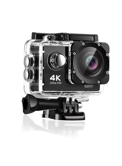 اشتري كاميرا أكشن 2.0 مقاومة للماء DVR كاميرا رياضية واي فاي تعمل بالتحكم عن بعد 720PHD حلقة تسجيل كاميرا فيديو في الامارات