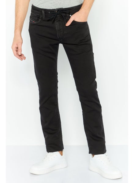 اشتري Men Regular Fit Stretchable Denim, Black في الامارات