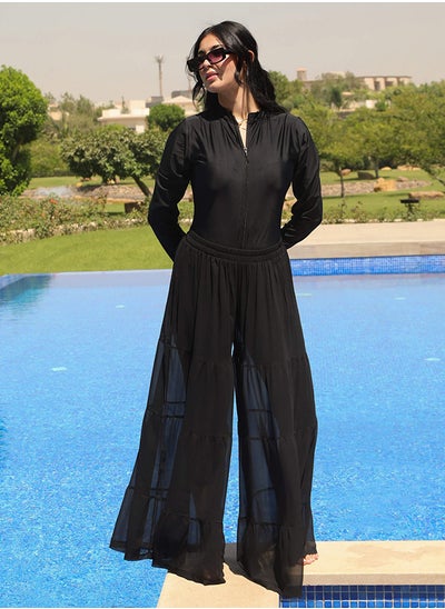 Buy Cover Up Pants Black For Women in Egypt