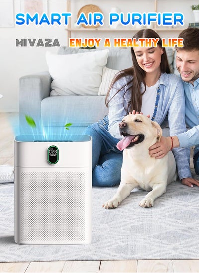 Buy Smart Air Purifier - PM2.5 Digital Display - Air Cleaner with HEPA Filter - Deodorization, Sterilization, Remove Formaldehyde - Essential Appliances for Home and Office in Saudi Arabia