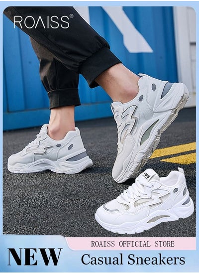 اشتري Ladies Sports Shoes Casual Shoes Sports Breathable and Wear-Resistant Low-Top Sneakers Women's Fashion All-Match Platform Sneakers في الامارات