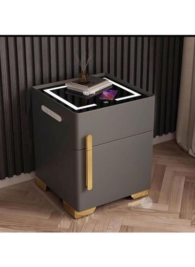 Buy Smart bedside table rechargeable and multifunctional wireless Charging and BT speaker for bedroom in UAE