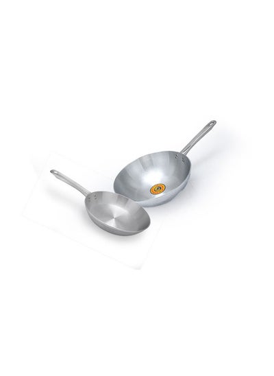 Buy Aluminium Power Deep Frying Pan + Aluminium Super Frying Pan 28-16 cm in Egypt