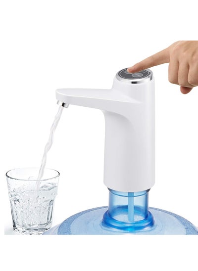 Buy Automatic Water Dispenser Pump for Drinking Water Can, with Rechargeable Battery, Hassle-Free, Easy Clean, Avoid Bacterial Retention and Portable Water Pump for Home, Outdoor, Office in UAE