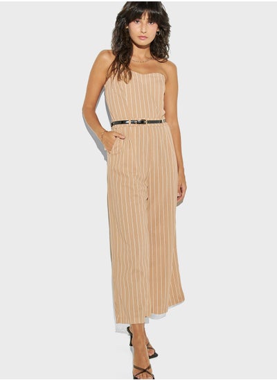 Buy Belted Detail Jumpsuit in Saudi Arabia