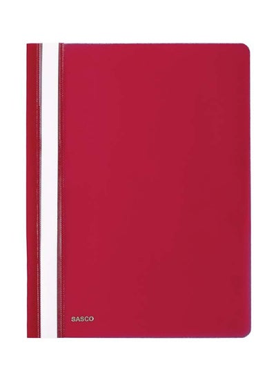 Buy Sasco Pack of 12 FS Size Plastic Files - Red in Egypt