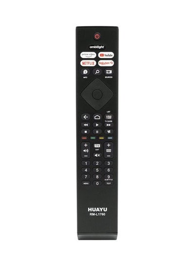 Buy Universal Remote Control For Philips Smart TV Replacement of HDTV 4K UHD Curved QLED and More with YouTube Netflix Prime Video & Rakuten TV Buttons in UAE