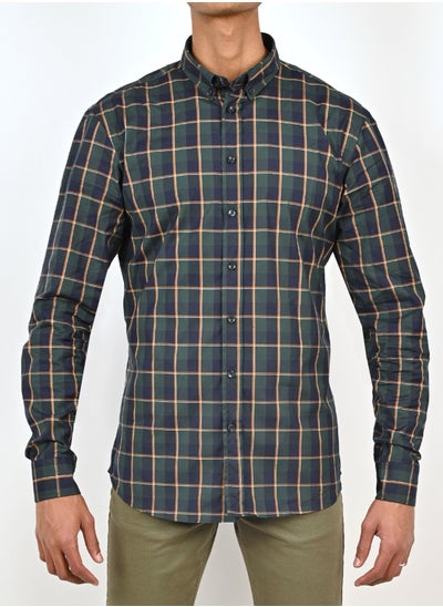 Buy Men’s checkered shirt long sleeve in Egypt