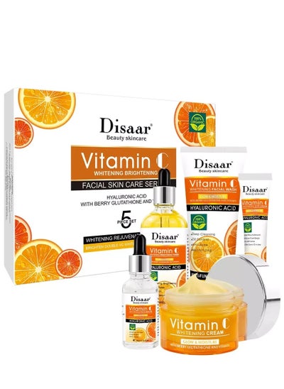 Buy Set Of Five Pieces Vitamin C Whitening Brightening in Saudi Arabia