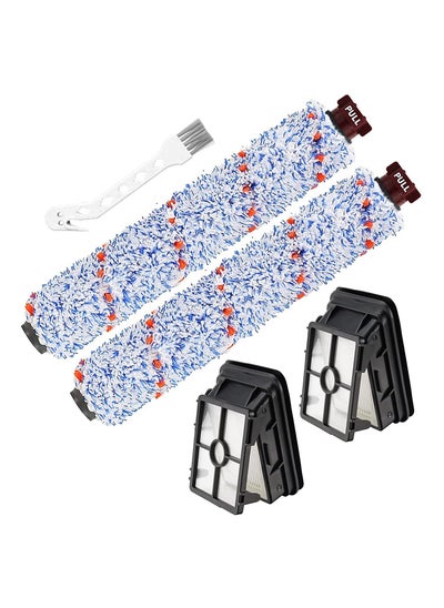 اشتري 5 Pack 1868 CrossWave Multi-Surface Brush Rolls Set for Bissell CrossWave 1785 2306 Series Vacuum Cleaner في السعودية