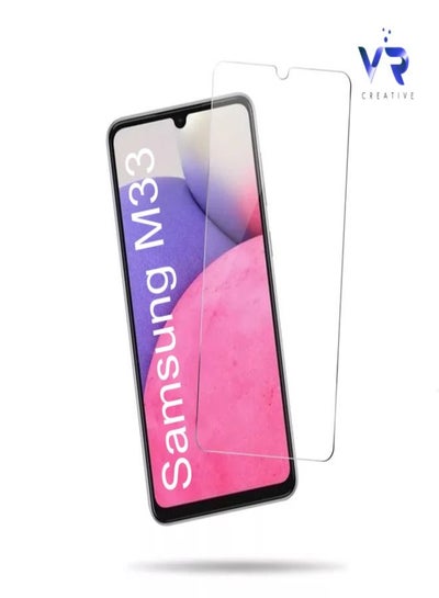 Buy Tempered Glass Screen Protector For Samsung M33 - Clear in UAE