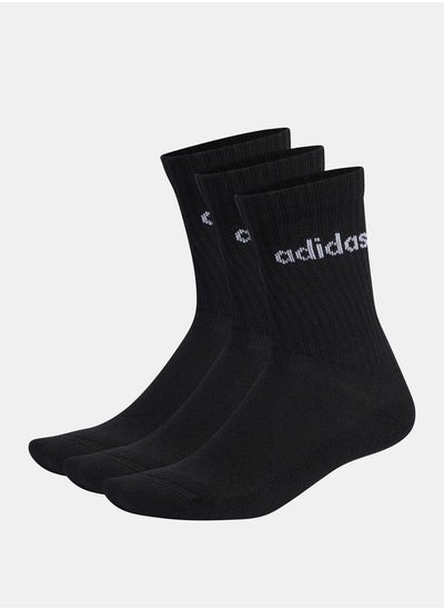 Buy Pack of 3 - Cushioned Linear Crew Socks in Saudi Arabia