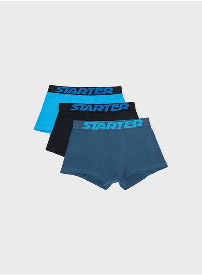 اشتري 3 Pack Logo Band Boxers في الامارات