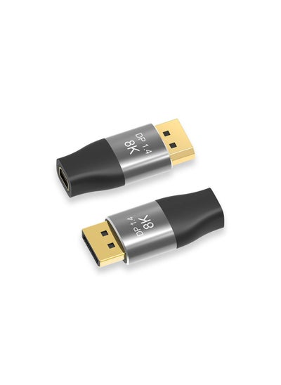 اشتري Mini DP Female to DisplayPort Male 8K Extension 5cm Converter, 8K(7680x4320)@60Hz 4K@144Hz DisplayPort 1.4 Bi-Directional Transmission DisplayPort to Mini DisplayPort 8K Cable(2 Pack) في الامارات