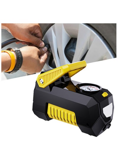 Buy Tire Inflator Cordless with Tyre Pressure Gauge 12V DC Fit for Balloons in Saudi Arabia