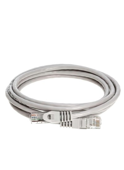 اشتري 3M Ethernet Cable Cat6 Cable Network Cable High Speed Internet Shielded RJ45 Ethernet Patch Cable Compatible With Laptop, PC, PS5, PS4, TV, Modem, Router & Switch white في الامارات