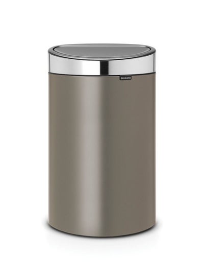 Buy Touch Bin New 40 litre with Plastic Inner Bucket in UAE