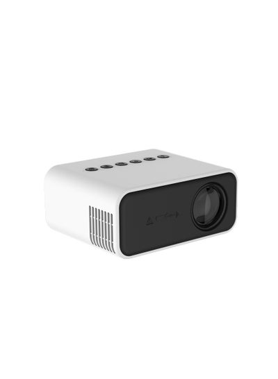 Buy Mini Video Projector, Portable Video Projector with Remote Control, Outdoor Movie Projector, 1080P HD Bluetooth Projector for Laptop TV Phone Tablet, Home Theater Entertainment(White) in Saudi Arabia