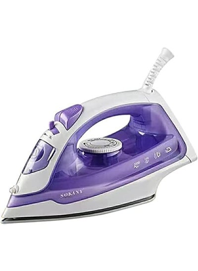 Buy Sokany Clothes Iron SK-2111 – 2200W, Non-Stick Soleplate, Powerful Steam for Efficient Ironing in Egypt