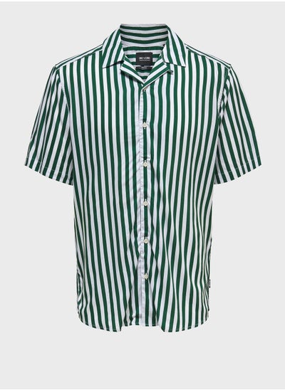 Buy Striped Slim Fit Shirt in Saudi Arabia