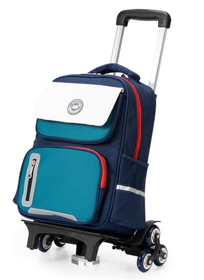 Buy School Bag With Trolley - Blue in UAE