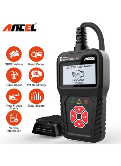 Buy OBD2 Scanner Code Reader Scanner Check Engine Fault Diagnostic Tool in Saudi Arabia