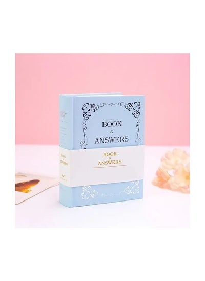 Buy 1-Piece The Book of Answers,My Life Answer Book Chinese and English Version Diary Note Book,Blue Colour in UAE