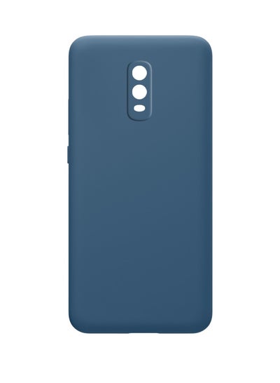 Buy Soft Camera Protection Silicone Case with Microfiber Lining For Oneplus 7 (Royal Blue) in Egypt