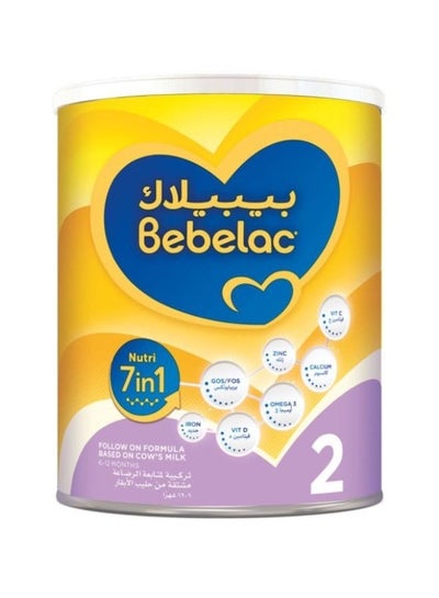 Buy Bebelac Nutri 7 In 1 Stage 2 Follow On Milk Formula For 6-12 Months Baby 400g in UAE