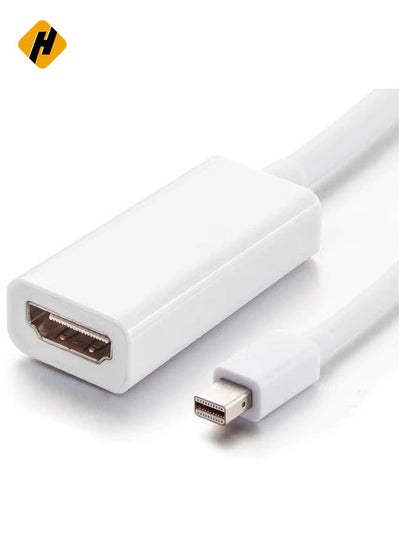 اشتري Thunderbolt Mini Display DP Male To HDMI Female Adapter Converter Cable for Mac Macbook Pro Air في الامارات