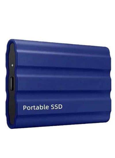 Buy External Hard Drive, External Portable SSD, Computer Hard Drives, Ultra Slim USB 3.1 Type-C with USB-A, Easy to Carry Blue-6TB in Saudi Arabia