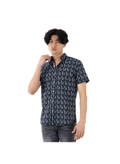 Buy shirt cotton Black half sleeve in Egypt