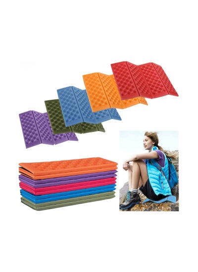 Buy Foldable Cushion Seat, Mini Camping Foam Pad, 5Pcs Portable Lightweight Waterproof Folding Mat, Stadium Seat Pad for Camping Backpacking Stadium Outdoor Picnic, Hiking, Mountaineering Bleachers in UAE