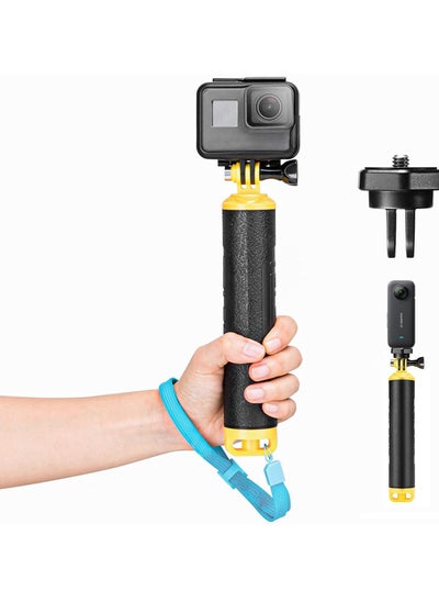 اشتري Universal Floating Selfie Stick for GoPro Hero 12/11/10/9/8/7+, DJI, Insta360 Action Cameras - Underwater Stick Ideal for Surfing, Snorkeling, Underwater Shooting في الامارات