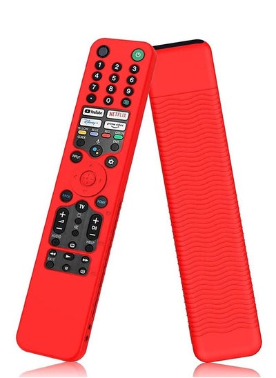 اشتري Cover for RMF-TX520U MG3-TX520U Voice Remote Control for Sony Bravia TV (Red) في السعودية