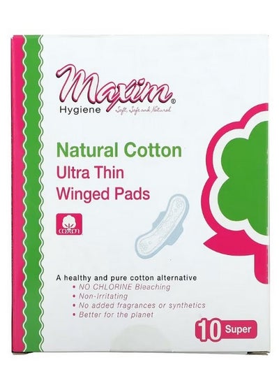 Buy Ultra Thin Winged Pads Super 10 Pads in UAE