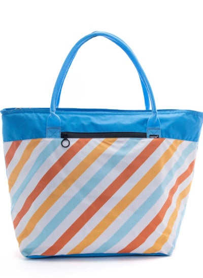 Buy LadiesCoolingbagLarge 60x40x24cm-Cottoncandystripes in Egypt