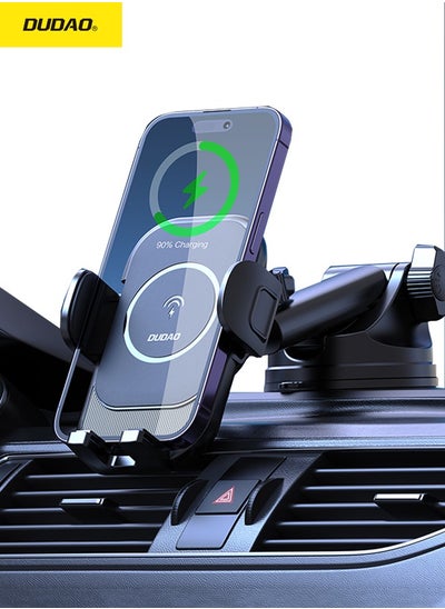 Buy 15W Wireless Car Mount, High-Power Car Phone Holder, - Fast, Stable & Versatile in Saudi Arabia