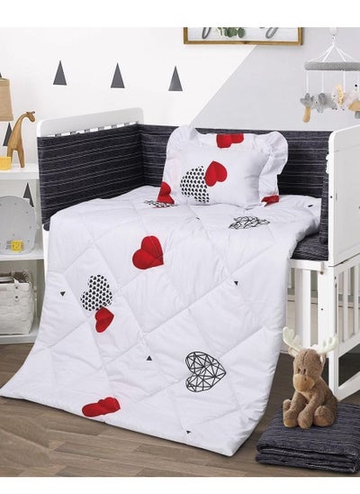 Buy 5-Piece Baby Crib Bedding Set,LUCAS-063 in Saudi Arabia