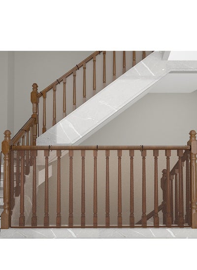 اشتري Mesh Baby Gate, Protective Net for Stairs, Child and Dog Gate,Secure Baby and Pets Protective Net,Sturdy Baby Gate for Stairs في الامارات