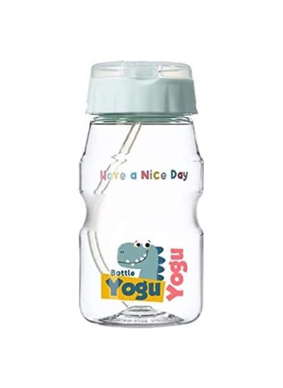 Buy Komax Tritan Yogu Yogu Strawwater bottle 460ml Mint in UAE