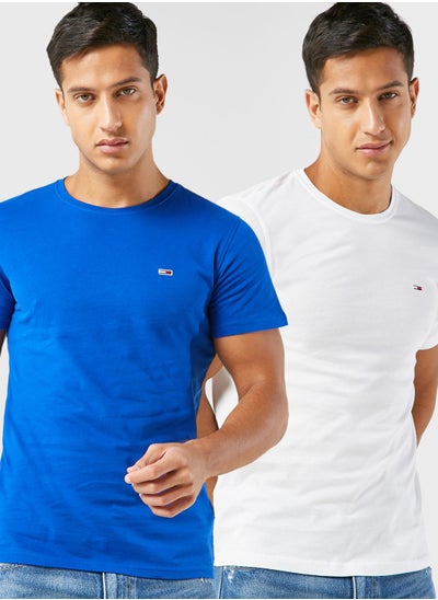 Buy 2 Pack Logo Crew Neck T-Shirt in UAE