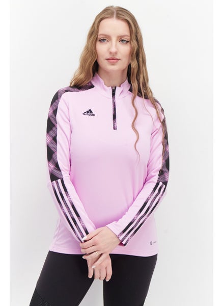 اشتري Women Sportswear Fit Long Sleeve Training Sweatshirt, Lavender في الامارات