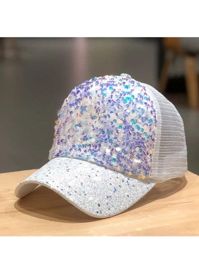 Buy "For Summer Shine - New Gradient Color and Sequin Baseball Cap! Stylish Sun Hat for Men and Women" in Egypt