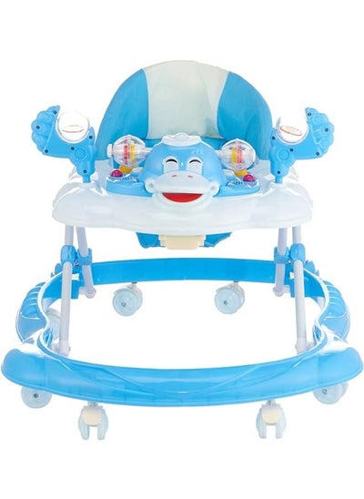 Buy Tots Baby Walker with Duck shape - Light Blue and White in Egypt