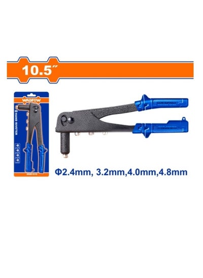 Buy Wadfow Hand Riverter Gun 10.5" (WHR1610) Rivet Gun Hand Riveter Heavy Duty Professional Pop Riveter Standard in UAE